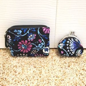 Vera Bradley coin purse and coin pouch